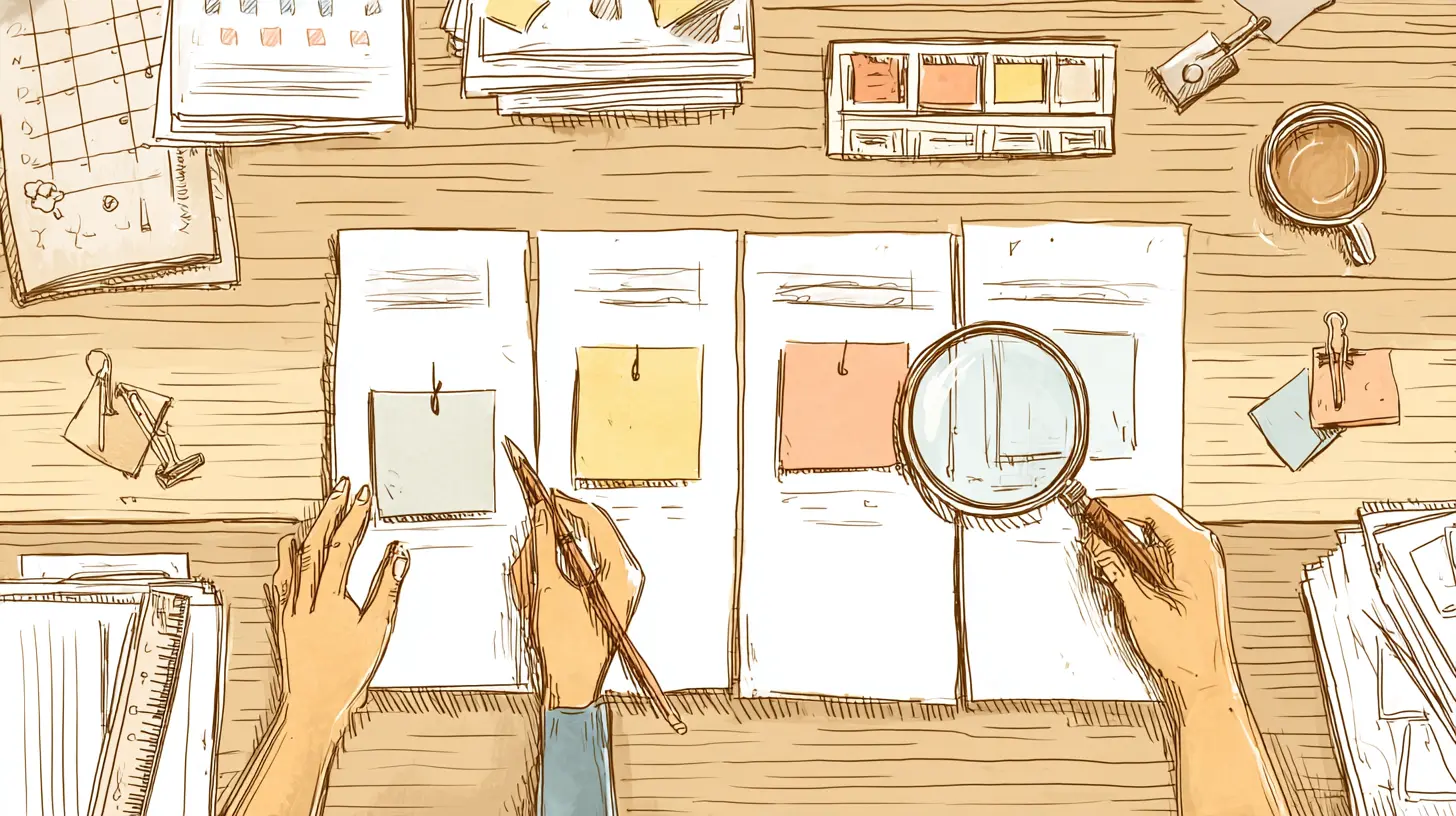 Illustration for Copy Editing V Proofreading