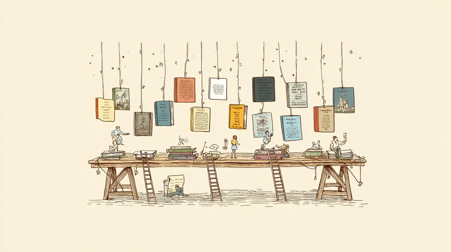 Illustration for Fiction Editing