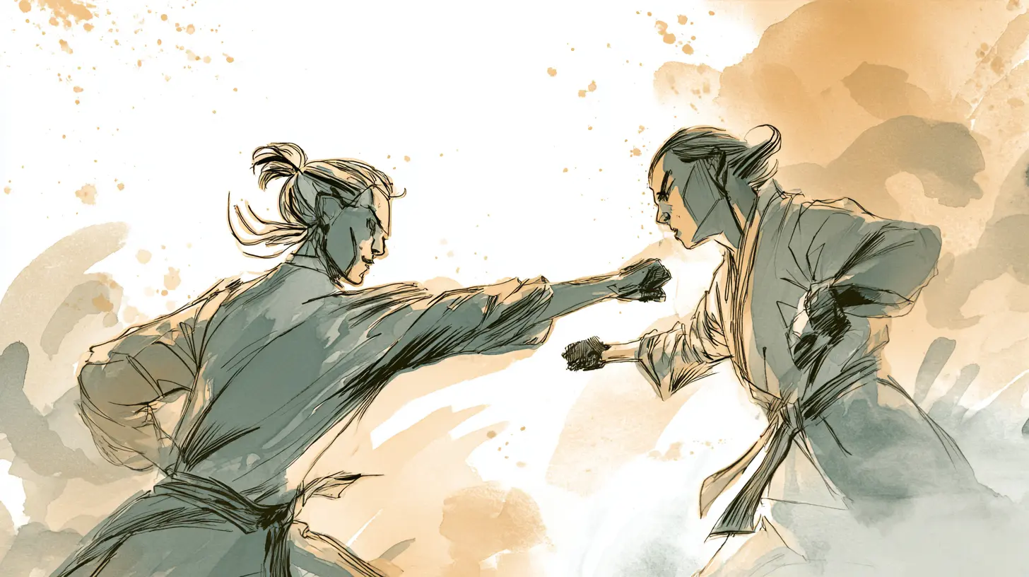 Illustration for How To Balance Action And Reflection In A Scene